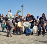Porto Novo: Tamboreiras da Associação São João Baptista de Rotterdam participam nas festividades